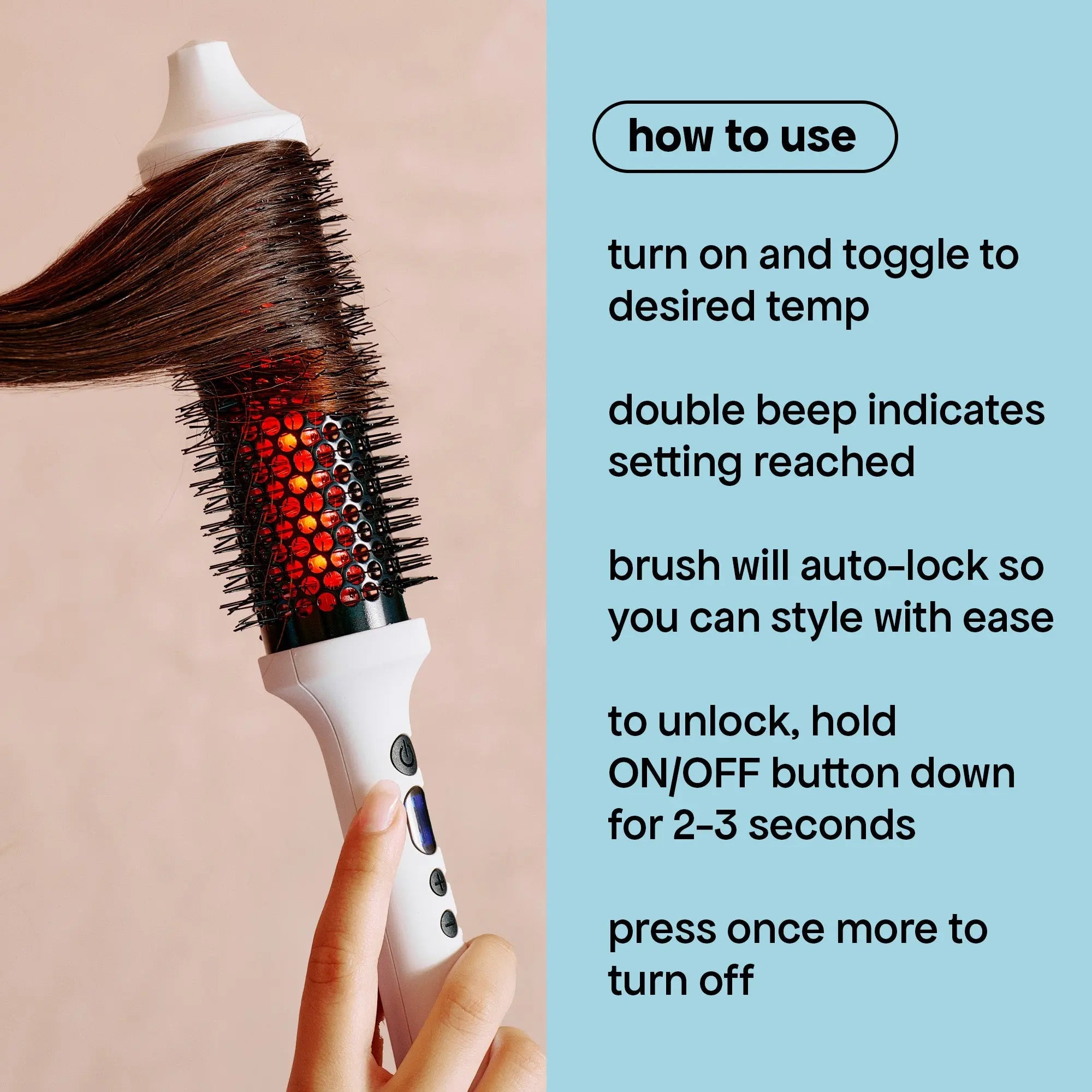 LONG BARREL INFRARED THERMAL BOUNCE BRUSH