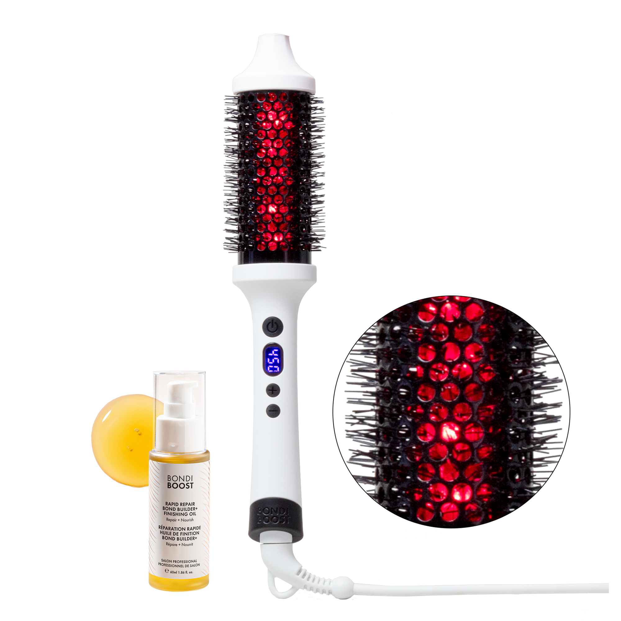 INFRARED THERMAL BOUNCE BRUSH & BOND BUILDER+ FINISHING OIL DUO